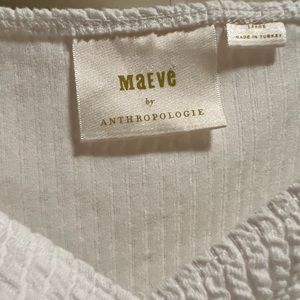 White long sleeve top